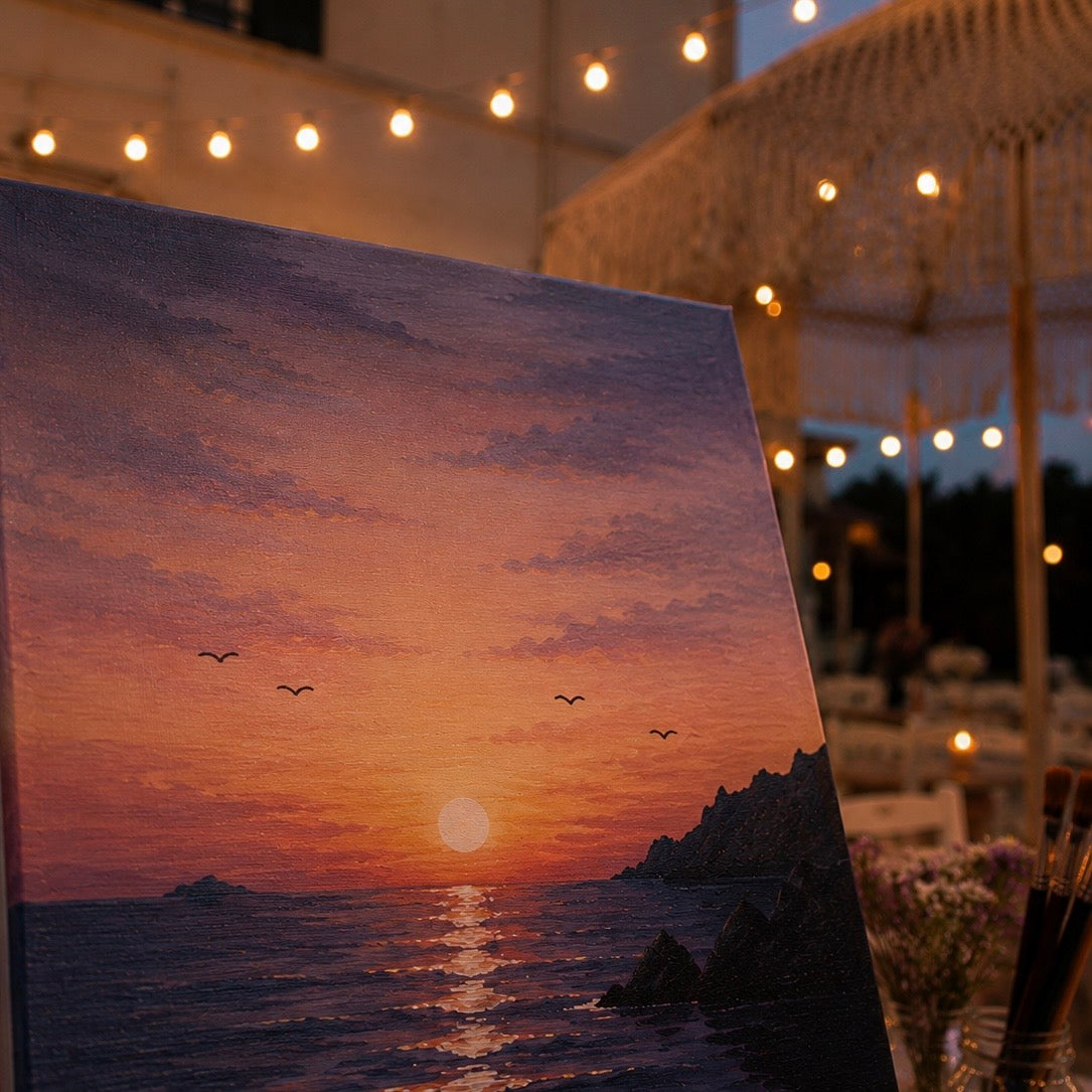 Pittura su tela a Macrè