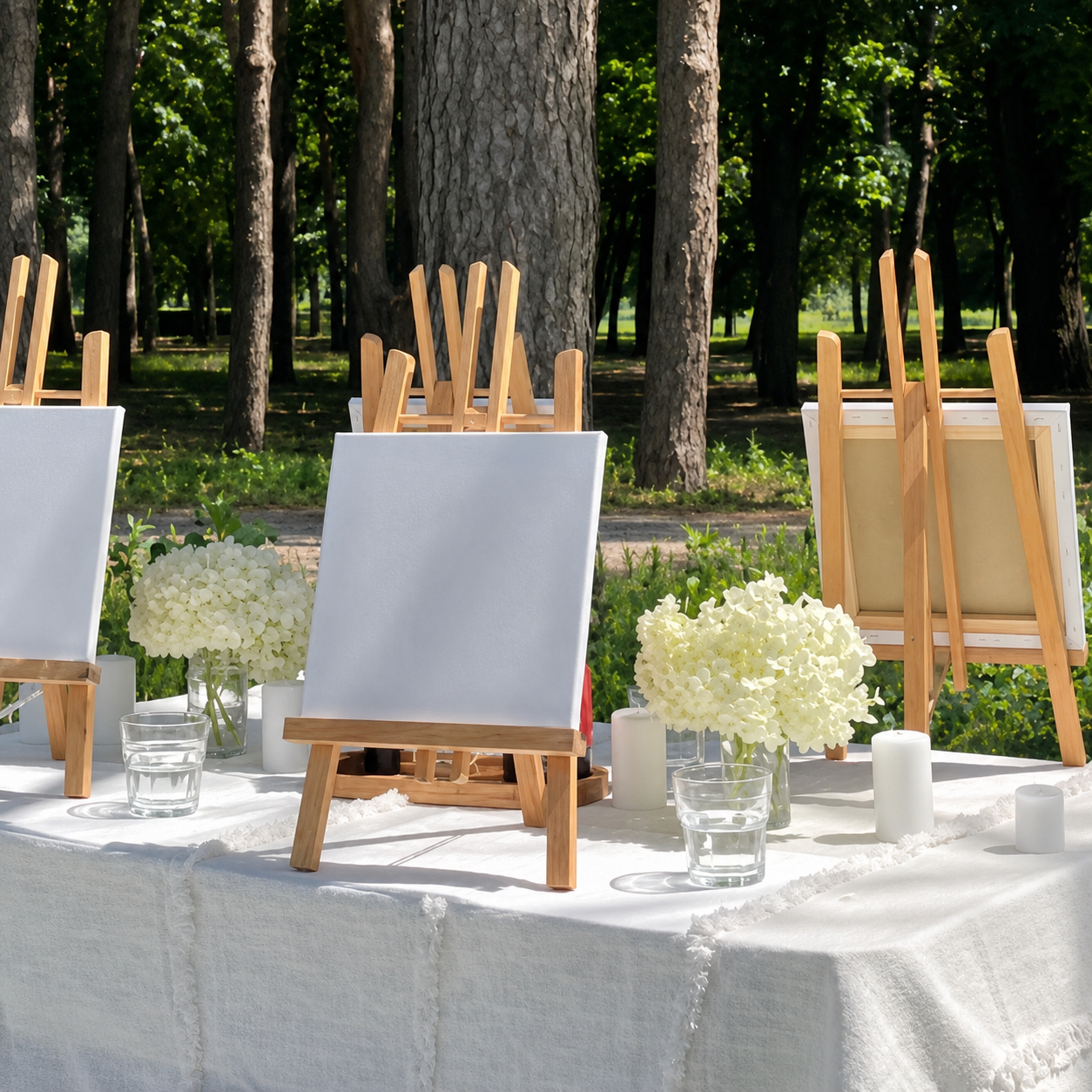 Pittura in foresta da Baby di Cecca