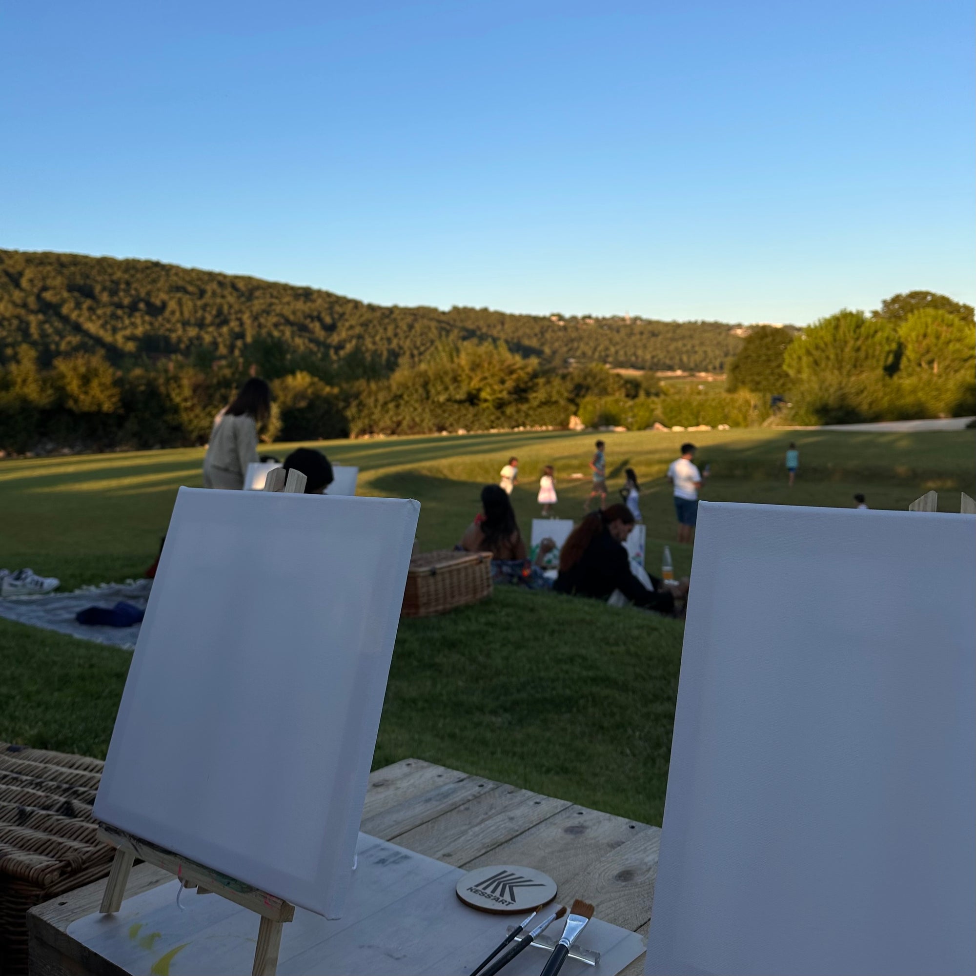 Pittura en plein air a Giardini Pistola