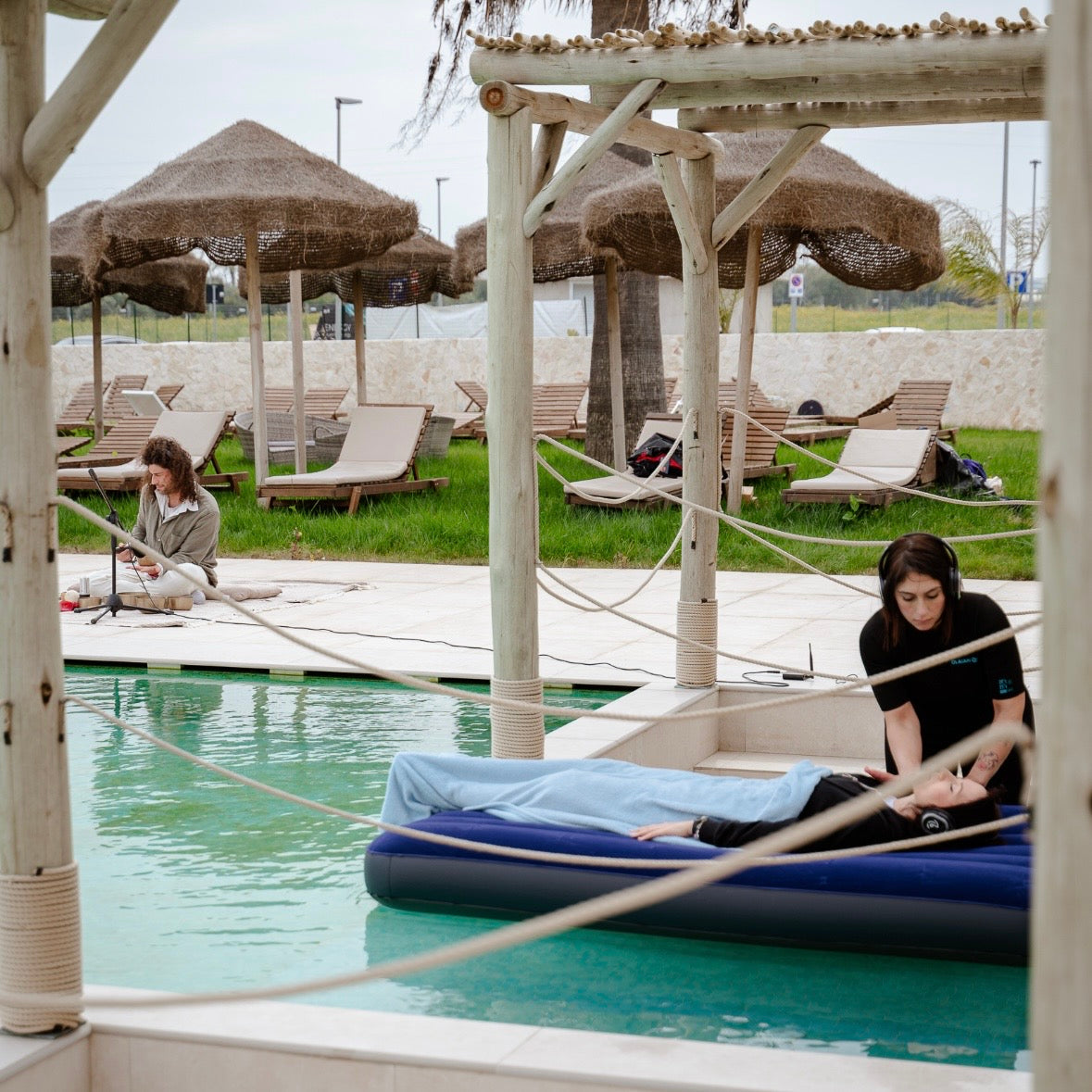 Water meditation a Masseria Borgo Ritella