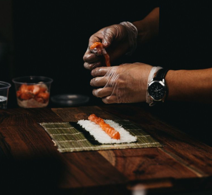 Laboratorio di sushi ad Hagakure