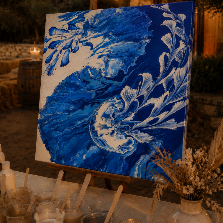 Fluid Art su maxi tela a Meraviglioso - 49€